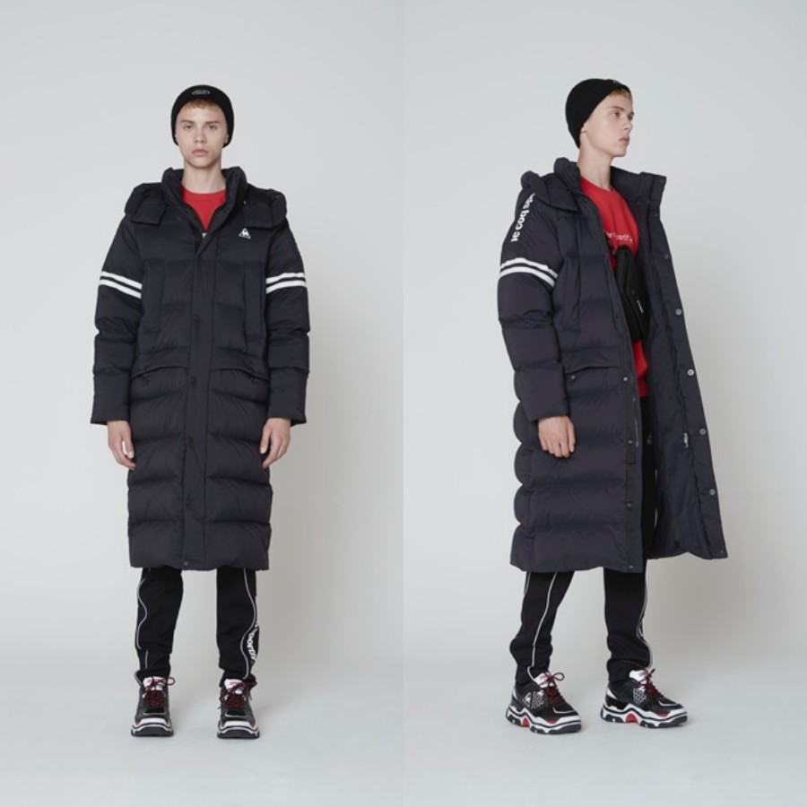 le coq sportif long down jacket